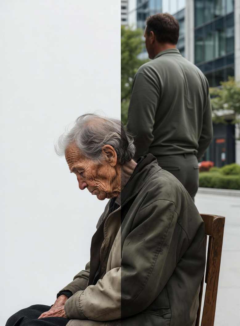 Ilustración científica de ADN y longevidad