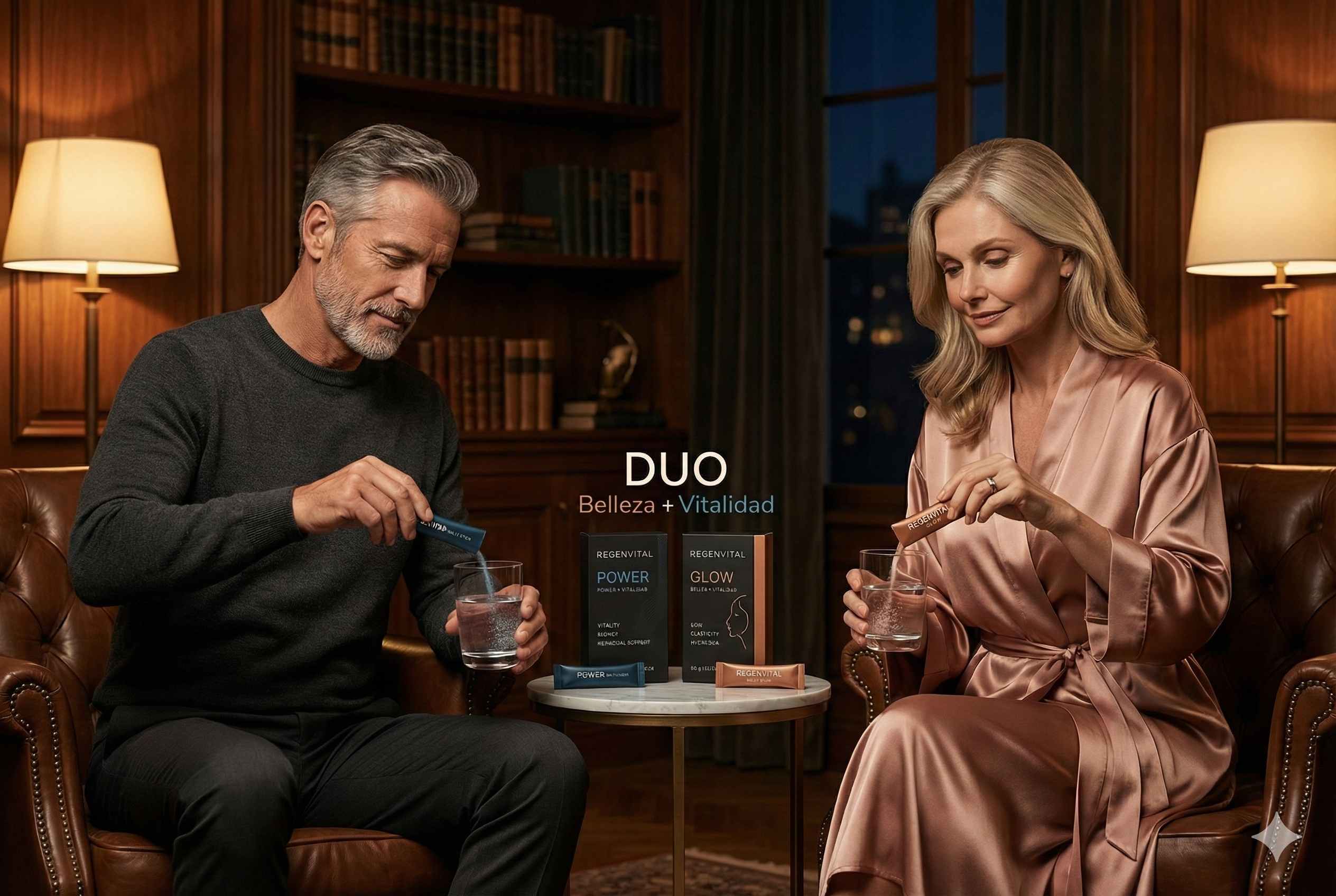 Pareja disfrutando de RegenVital DUO